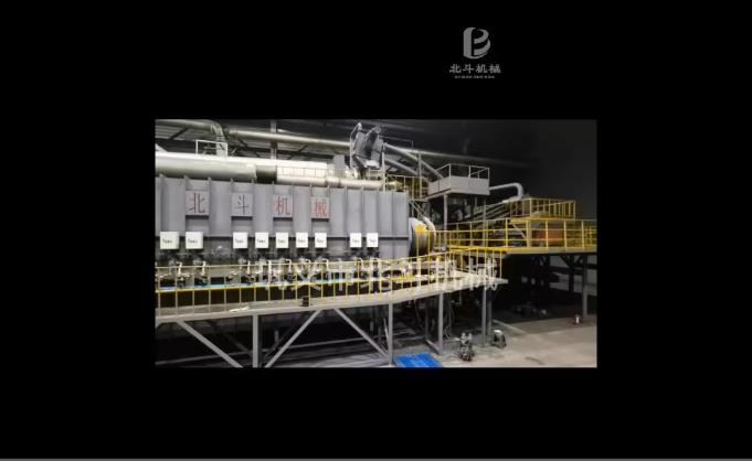 廢電池炭化裂解生產現場無污染分離金屬資源